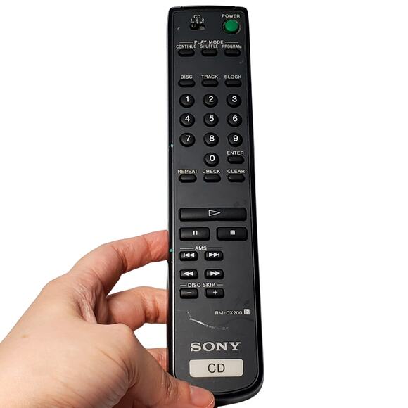 Original Genuine OEM Sony RM-DX200 CD Player Remote Control RM-DX220 RM-DX250 - Picture 1 of 8